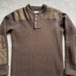 LL Bean Commando Sweater Henley